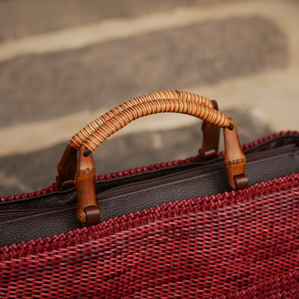 石畳編みバッグ
