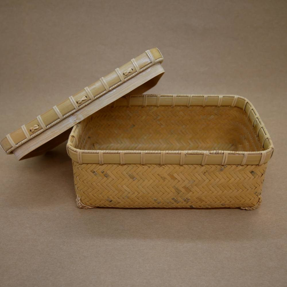 網代編み 竹のお弁当箱
