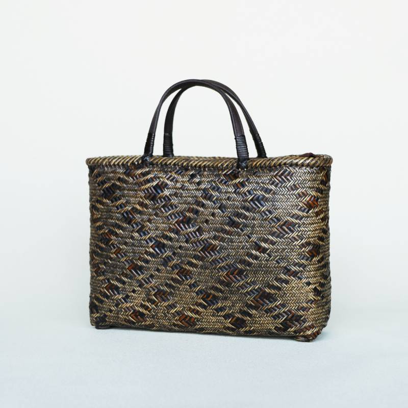 交色波網代編みバッグ | 竹巧彩 | 公式ウェブサイトｰ竹のバッグ・財布