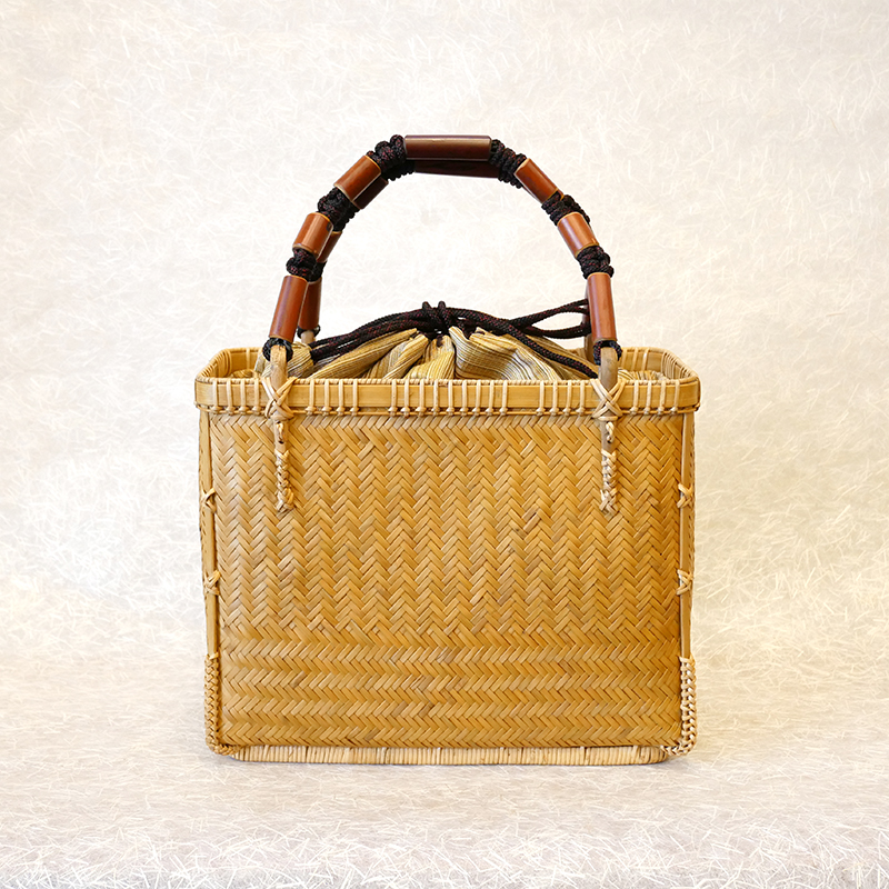 竹のハンドバッグ タテヨコ網代編み | 竹巧彩 | 公式ウェブサイトｰ竹の 