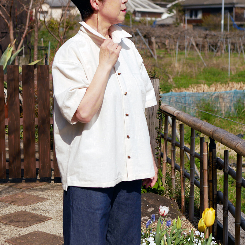 再入荷】 久留米絣シャツブラウス | 竹巧彩 | 公式ウェブサイトｰ竹の  