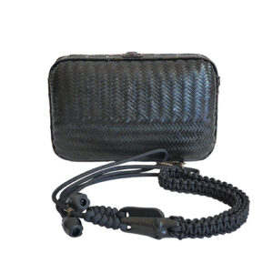 竹のスマホショルダー タテヨコ網代編み