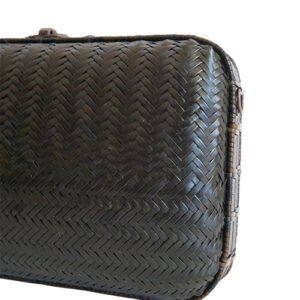 竹のスマホショルダー タテヨコ網代編み