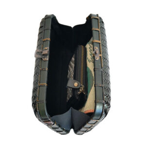 竹のスマホショルダー タテヨコ網代編み