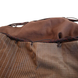 宝重 竹波網代編みバッグ