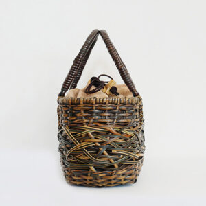 やたら×ござ目バッグ