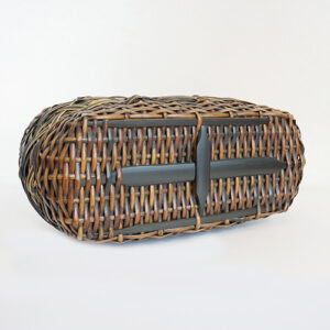 やたら×ござ目バッグ