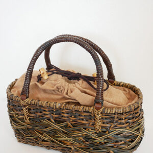 やたら×ござ目バッグ