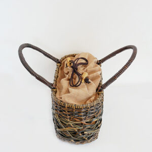 やたら×ござ目バッグ