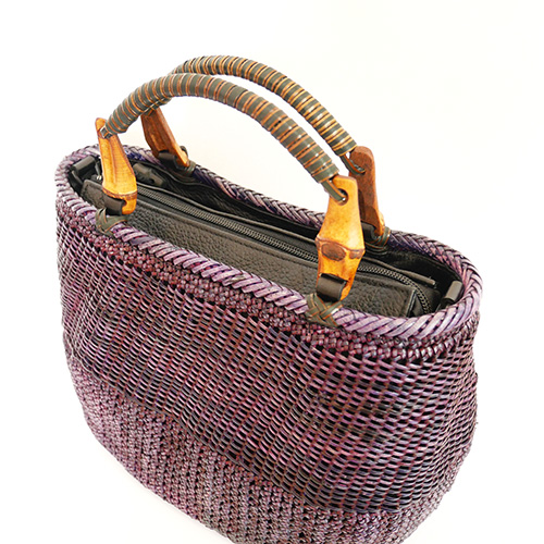 P1260848 石畳編みバッグ