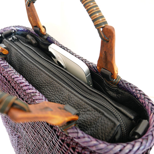 P1260855 石畳編みバッグ