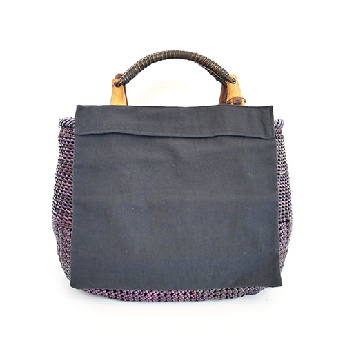 P1260856 石畳編みバッグ石畳編みバッグ