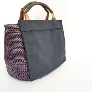 石畳編みバッグ