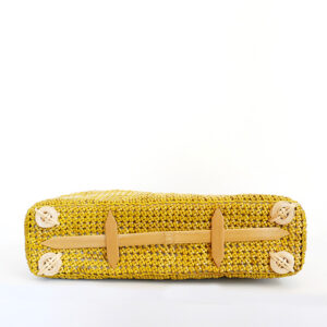 石畳編みボーダーバッグ