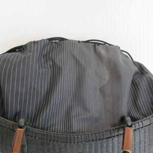 竹網代編みバッグ