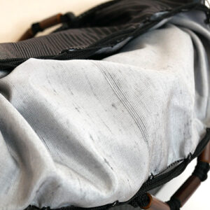 竹網代編みバッグ