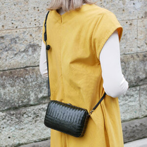 竹のスマホショルダー タテヨコ網代編み