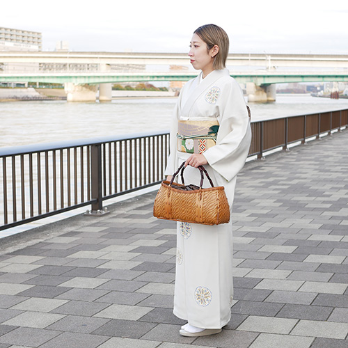 P1270372 竹波網代編みバッグ