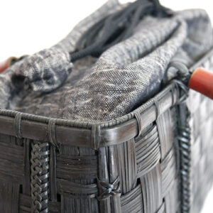 竹寄せ四つ目編みハンドバッグ