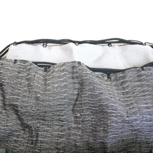 竹寄せ四つ目編みハンドバッグ