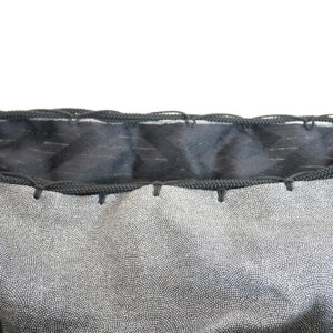 竹連弾網代編みバッグ