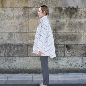 久留米絣ピンタックブラウス・ドット