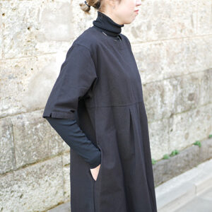 久留米絣タックワンピース