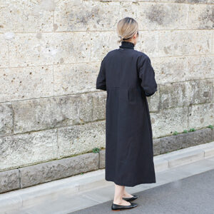 久留米絣タックワンピース