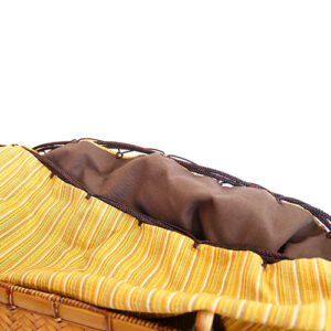 網代編み 竹カゴバッグ（うるし）