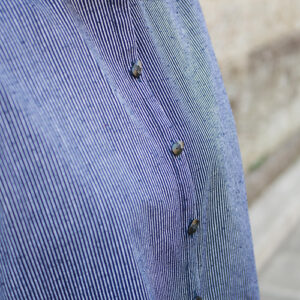 久留米絣ピンタックブラウス・ストライプ