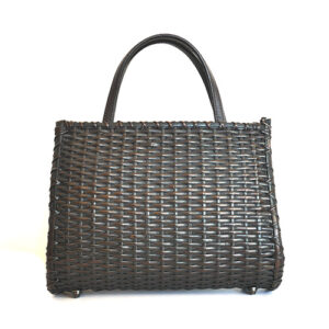 籐のござ目編み野遊びバッグ