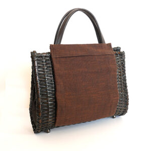 籐のござ目編み野遊びバッグ